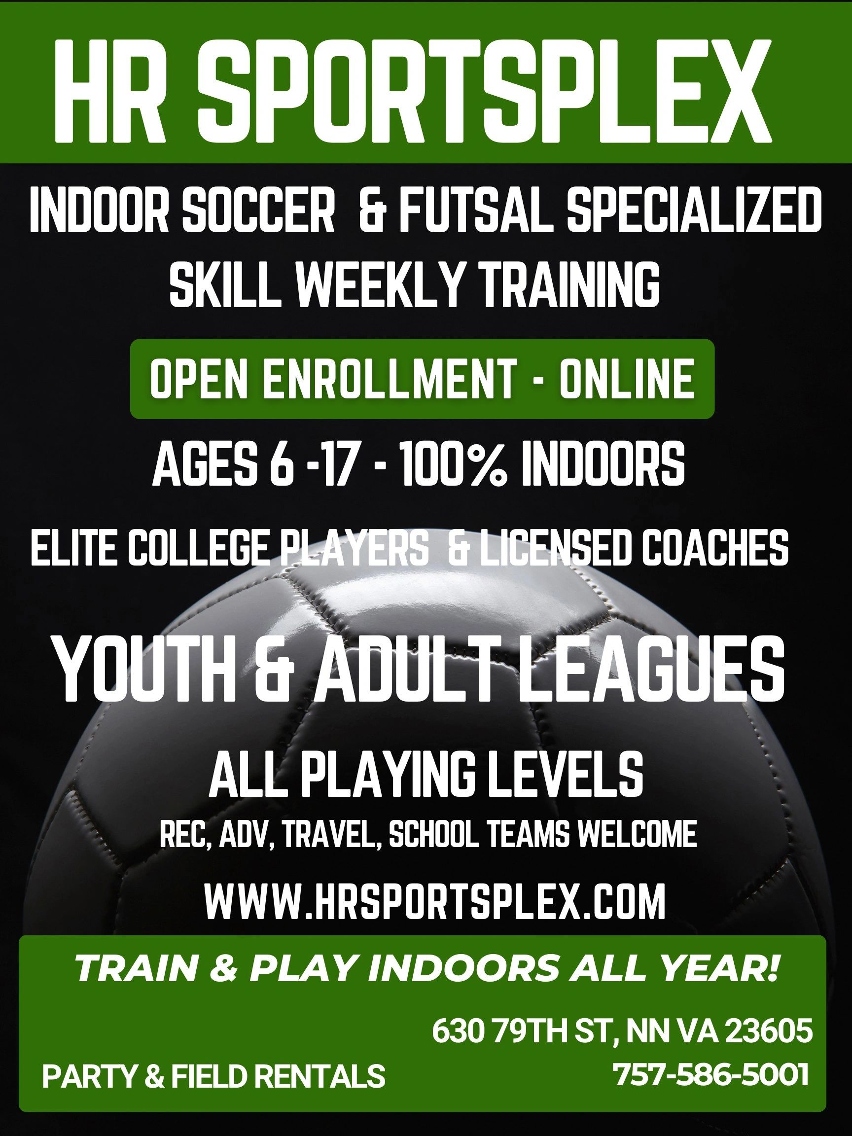 HR SportspleX in Newport News, Virginia